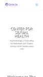 Mobile Screenshot of centerforsexualhealth.com